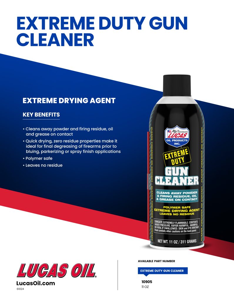 Extreme Duty Gun Cleaner Flyer