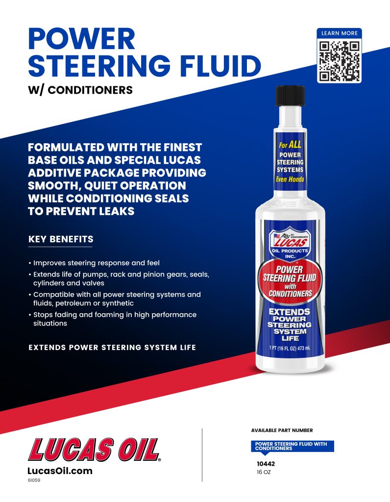 Power Steering Fluid w Conditioner Flyer