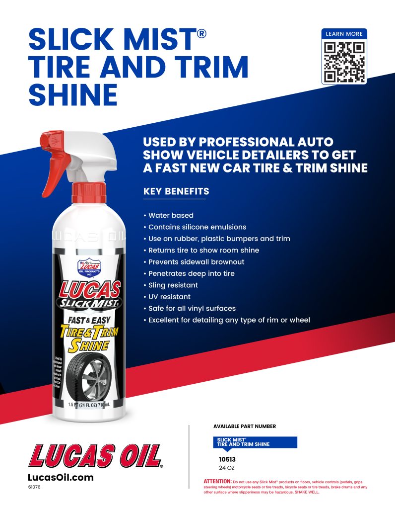 Slick Mist Tire & Trim Flyer